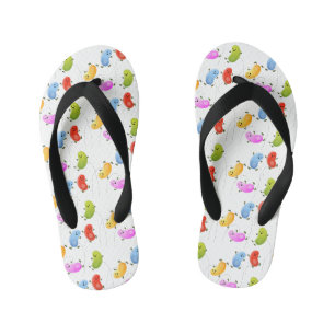 Chanclas Para Niños Ilustración de dibujos animados de jellybeans salt
