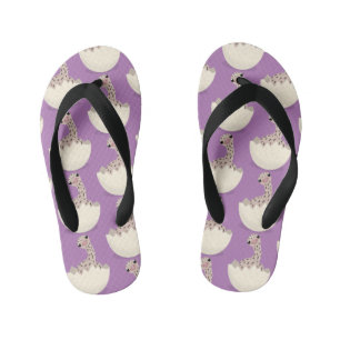 Chanclas Para Niños Ilustracion de personalizado de avestruz de bebé