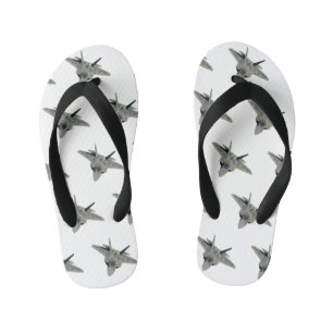 Chanclas Para Niños Ilustracion de personalizado de aviones de combate