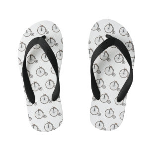 Chanclas Para Niños Ilustracion de personalizado de bicicletas de alta