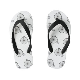 Chanclas Para Niños Ilustracion de personalizado de bicicletas de alta