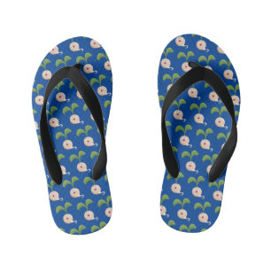 Chanclas Para Niños Ilustracion de personalizado de brote de semillas