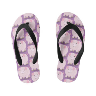 Chanclas Para Niños Ilustracion de personalizado de costillar de cacer