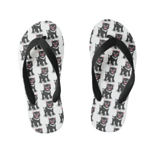 Chanclas Para Niños Ilustracion de personalizado de demonio de Tasmani