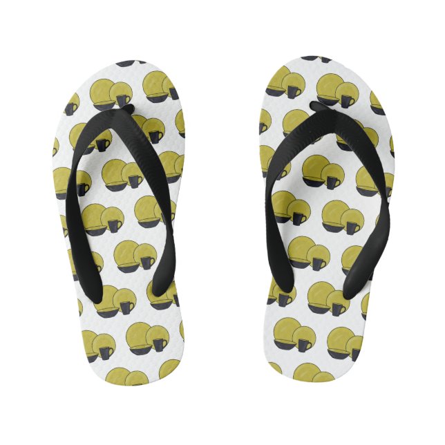 Chanclas Para Niños Ilustracion de personalizado de juego de mesa (Plantilla)