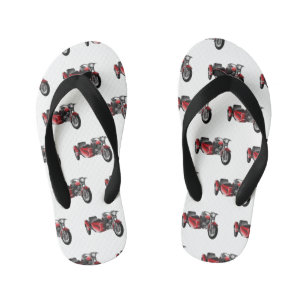 Chanclas Para Niños Ilustracion de personalizado de motocicletas Sidec