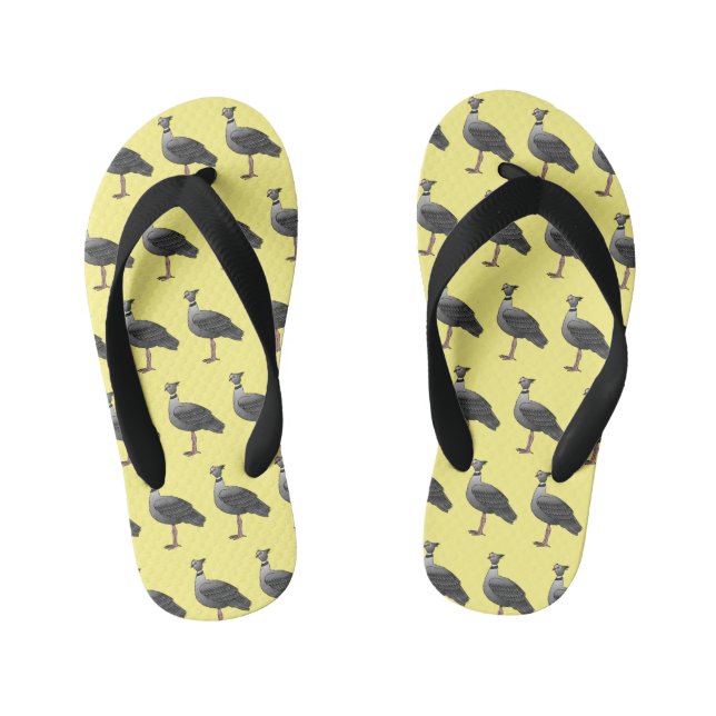 Chanclas Para Niños Ilustracion de personalizado de pájaro silvestre d (Plantilla)