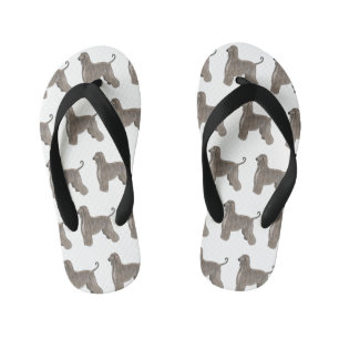 Chanclas Para Niños Ilustracion de personalizado de perro de perro per