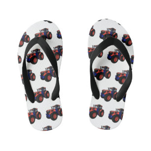 Chanclas Para Niños Ilustracion de personalizado de tractores