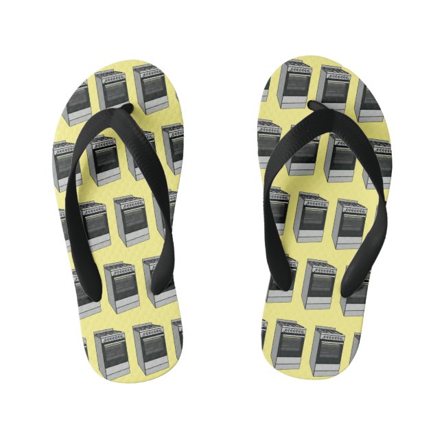 Chanclas Para Niños Ilustracion de personalizado eléctrico (Plantilla)