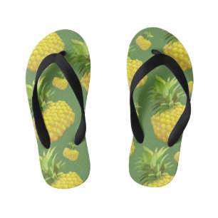 Chanclas Para Niños Ilustracion de piña