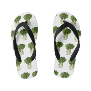 Chanclas Para Niños Ilustracion personalizado Bok choy