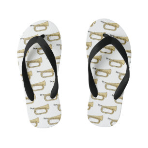 Chanclas Para Niños Ilustracion personalizado Bugle
