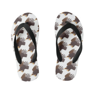 Chanclas Para Niños Ilustracion personalizado de águila dorada diverti