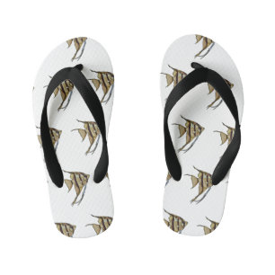 Chanclas Para Niños Ilustracion personalizado de Angelfish