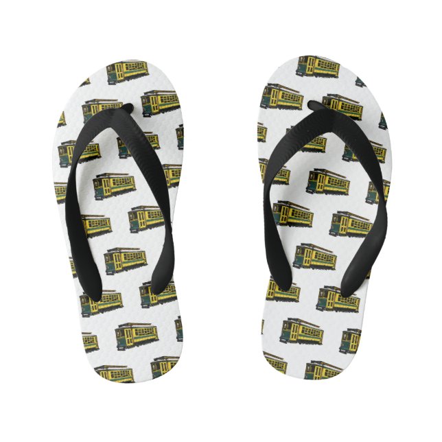 Chanclas Para Niños Ilustracion personalizado de carrito de Mata (Plantilla)