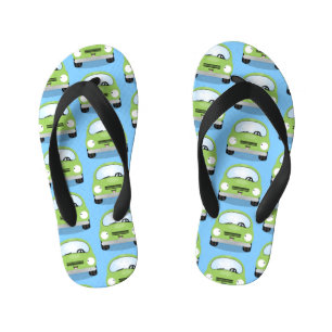 Chanclas Para Niños Ilustracion personalizado de coches Cute kawaii