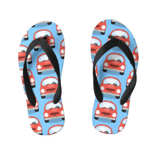 Chanclas Para Niños Ilustracion personalizado de coches Cute kawaii