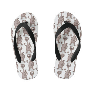 Chanclas Para Niños Ilustracion personalizado de comadreja divertida