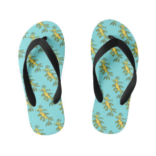 Chanclas Para Niños Ilustracion personalizado de dragón marino diverti