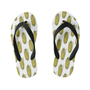 Chanclas Para Niños Ilustracion personalizado de maíz