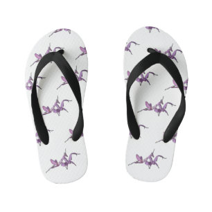 Chanclas Para Niños Ilustracion personalizado de mantis orquídea