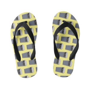 Chanclas Para Niños Ilustracion personalizado de microondas