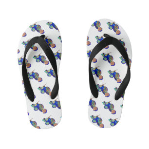 Chanclas Para Niños Ilustracion personalizado de peces mandarínicos