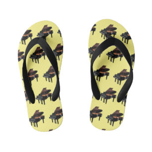 Chanclas Para Niños Ilustracion personalizado de piano