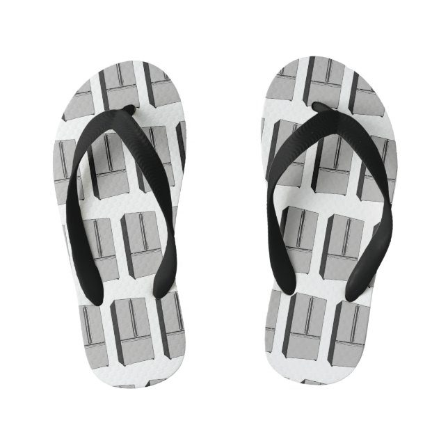 Chanclas Para Niños Ilustracion personalizado frigorífico de puerta fr (Plantilla)