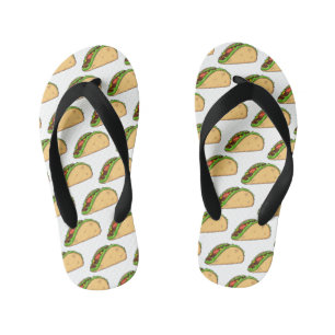 Chanclas Para Niños Ilustracion personalizado Taco
