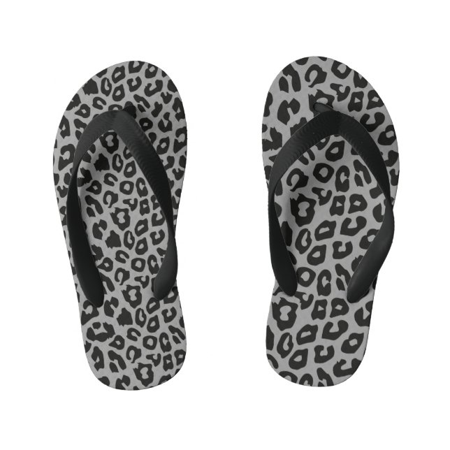 Chanclas Para Niños Impresión de leopardo (Plantilla)