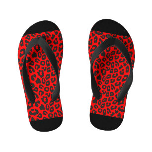 Chanclas Para Niños Impresión de leopardo