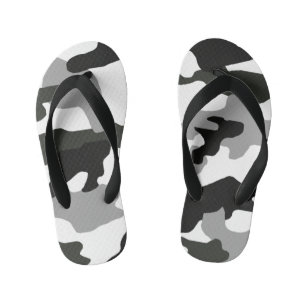 Chanclas Para Niños Impresión del camuflaje gris urbano nº 15
