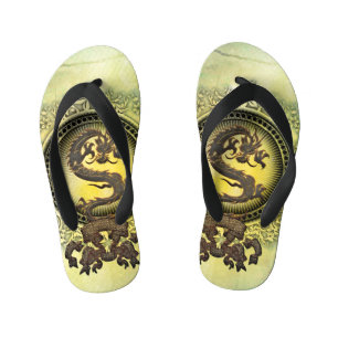 Chanclas Para Niños Impresionante dragón