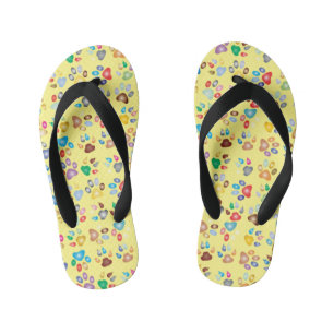 Chanclas Para Niños Impresiones coloreadas de la pintura