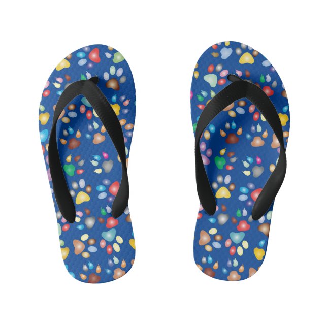 Chanclas Para Niños Impresiones de pinturas (Plantilla)