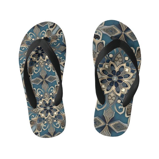 Chanclas Para Niños in blue (Plantilla)