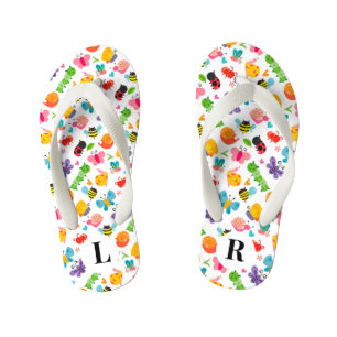 Chanclas Para Niños Insectos Cute Summertime