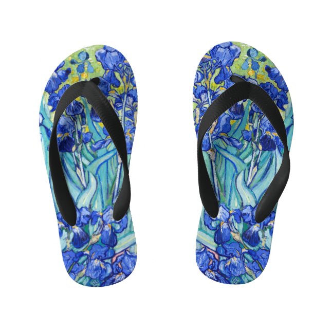 Chanclas Para Niños Iris Vincent van Gogh  (Plantilla)