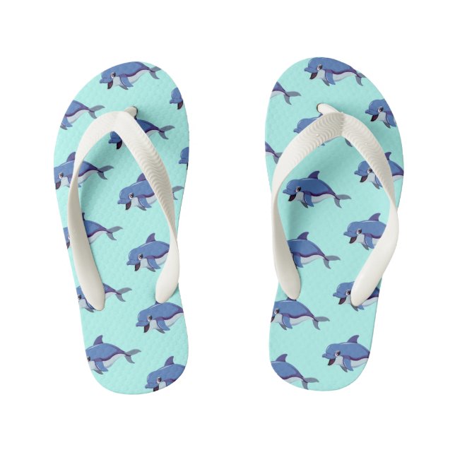 Chanclas Para Niños Kids Dolphin Flip Flops (Plantilla)