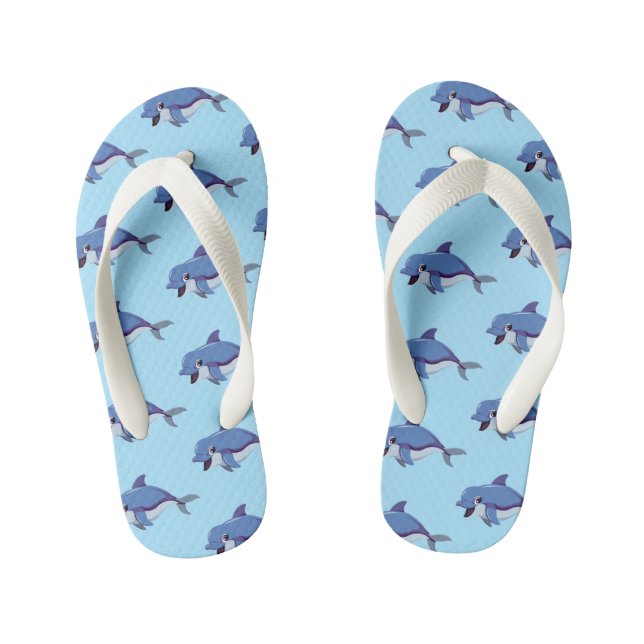 Chanclas Para Niños Kids Dolphin Flip Flops (Plantilla)