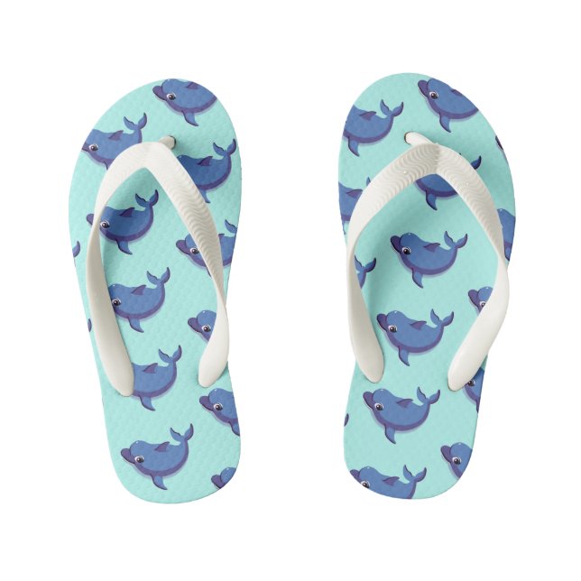 Chanclas Para Niños Kids Dolphin Flip Flops (Plantilla)