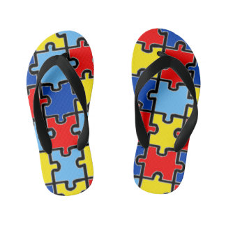 Chanclas Para Niños La conciencia sobre el autismo cambia