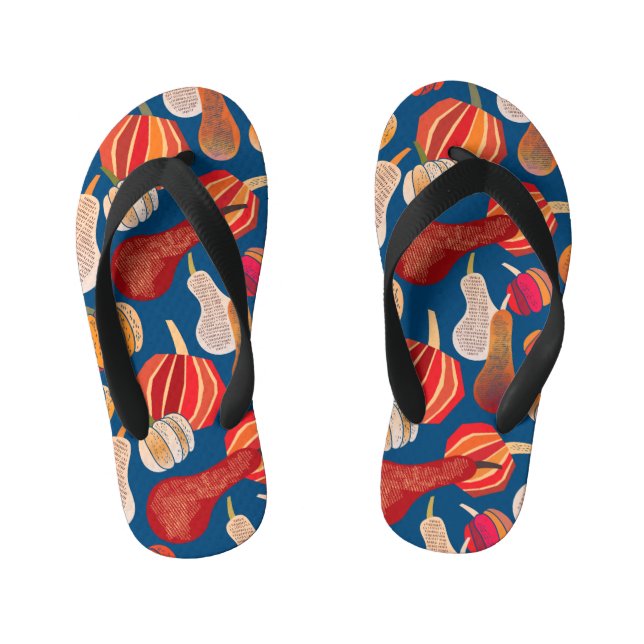 Chanclas Para Niños La cosecha de Acción de Gracias: Arte de la época  (Plantilla)