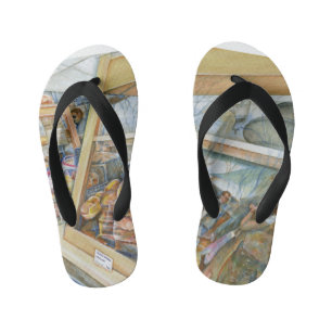 Chanclas Para Niños Lado Soleado de la Locura