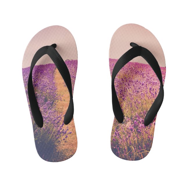 Chanclas Para Niños Lavanda (Plantilla)