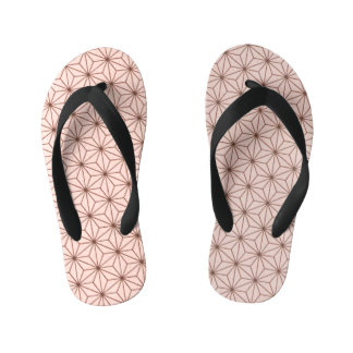 Chanclas Para Niños leaf pattern