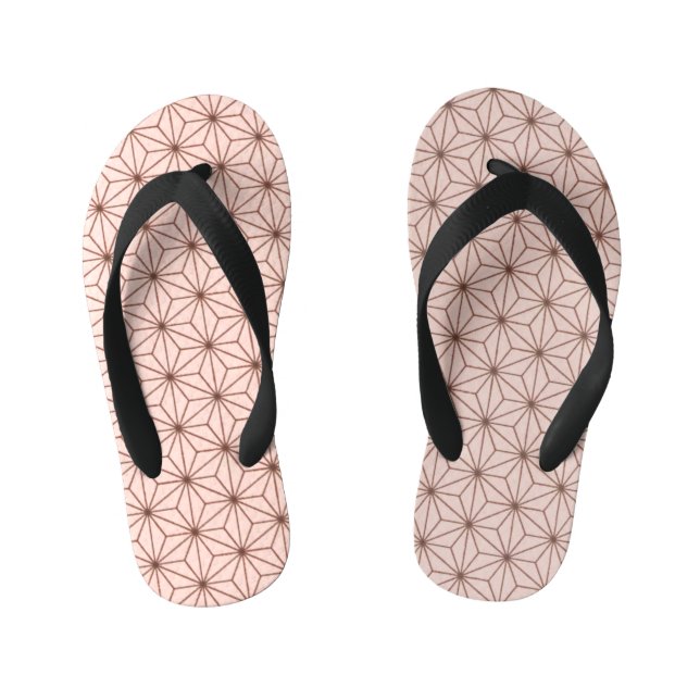 Chanclas Para Niños leaf pattern (Plantilla)