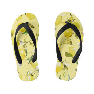 Chanclas Para Niños Lemones acuarelas 15